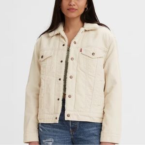 Levis Corduroy Sherpa Trucker Jacket